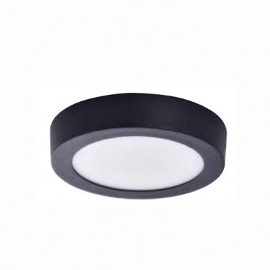 Ceiling Light 012, Round, Black, White Ceiling Light 012, Round, Black, White
