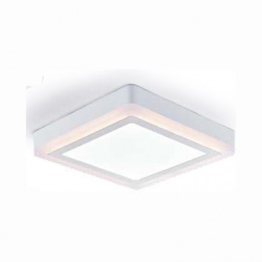 Ceiling Light 1012, Square, Round, White