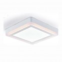 Ceiling Light 1018, Square, Round, White