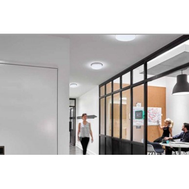 Ceiling Light 1018, Square, Round, White