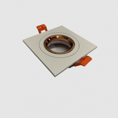 Downlight A1345-1 Square, Black+RG, White+RG