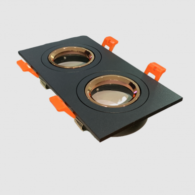 Downlight A1345-2, Black+RG, White+RG