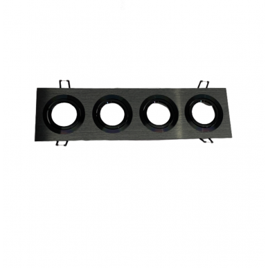 Downlight A1345-4L-Rect, White, Black Downlight A1345-4L-Rect, White, Black