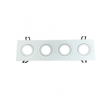 Downlight A1345-4L-Rect, White, Black Downlight A1345-4L-Rect, White, Black