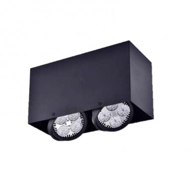 Ceiling Light 923-2C, Black & White Ceiling Light 923-2C, Black & White