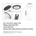 Outdoor Light BL 83100 DG 