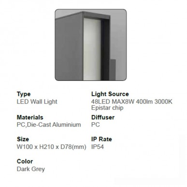 Outdoor Light W-16701-DG