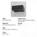 Outdoor Light W-17501-DG 