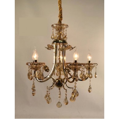 Ramadan Special Gold Amber Crystal Candle Pendant Light M960/5 Ramadan Special Gold Amber Crystal Candle Pendant Light M960/5