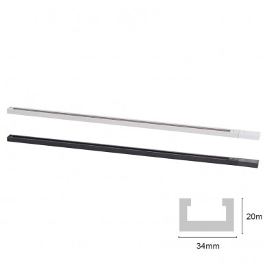 Track Light - TRACK White, Black, 1M, 1.5M, 2M, 3M Track Light - TRACK White, Black, 1M, 1.5M, 2M, 3M