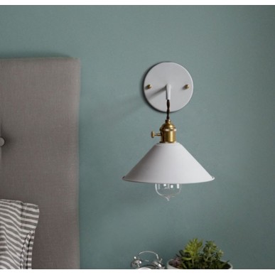 Wall Light 8934 / 1 Black, White